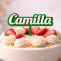 Cake topper personalizzato con nome, font e colore - MyCustomLab