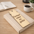 Segnalibro in legno personalizzato con scritta - MyCustomLab